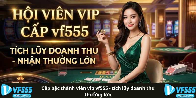 Cấp Bậc VIP VF555 - Quyền Lợi Theo Từng Hạng Thành Viên 3 Cấp Bậc Thành Viên VIP VF555 - Tích Lũy Doanh Thu Thưởng Lớn