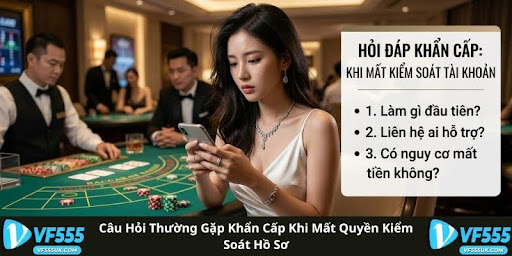 Câu Hỏi Thường Gặp VF555 - Giải Đáp Thắc Mắc Nhanh 2 Xử lý sự cố tài khoản VF555