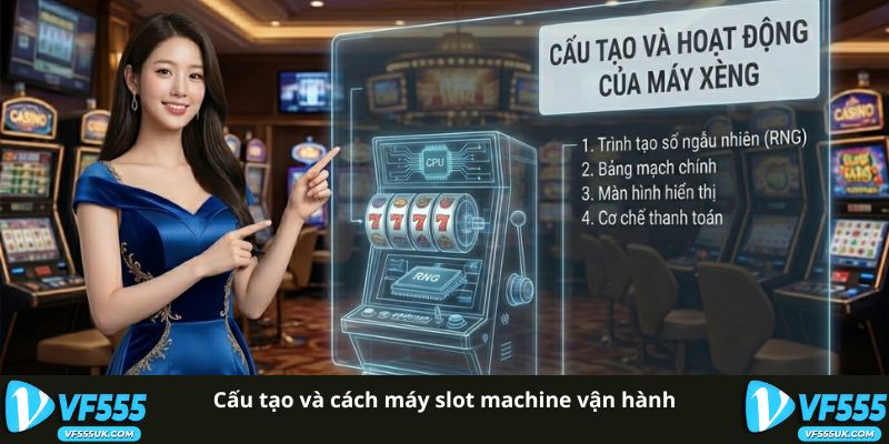 Slot Machine Là Gì - Cơ Chế RNG, RTP Và Các Loại Slot 2 Cấu tạo và cách máy slot vận hành