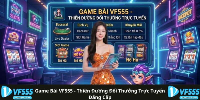 Game bài 3D - Thiên đường đổi thưởng tại VF555