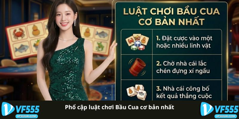 Cách Chơi Bầu Cua - Luật Chơi Và Xác Suất Cơ Bản 1 Luật chơi Bầu Cua cơ bản