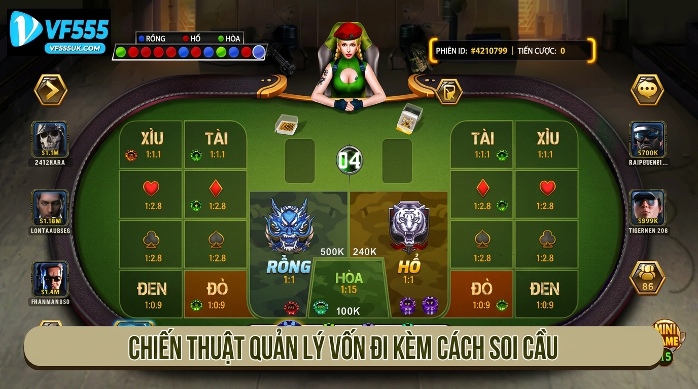 Cách Đọc Cầu Rồng Hổ VF555 Chuẩn 99% Đánh Đâu Thắng Đó 4 chien thuat quan ly von di kem cach soi cau